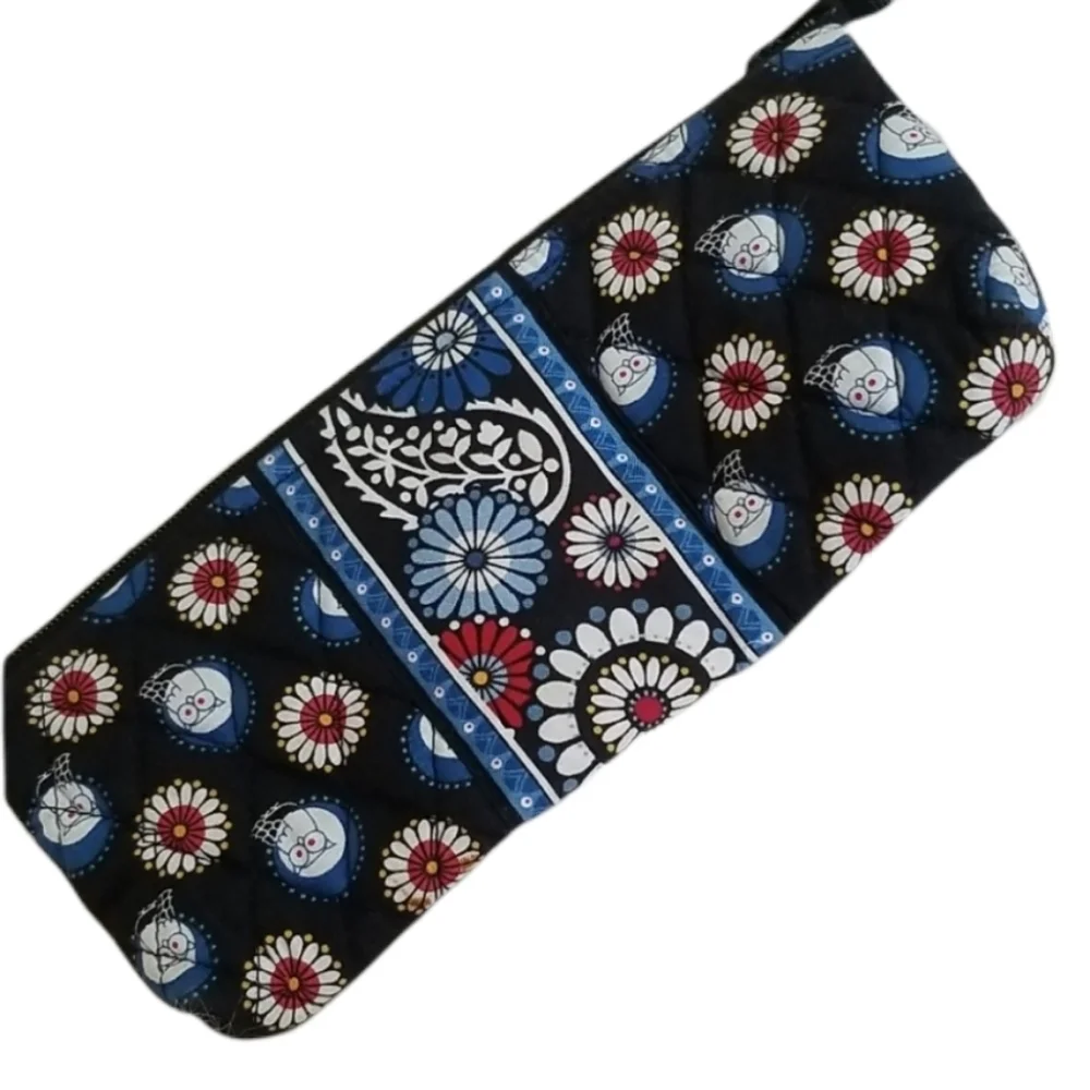 Vera Bradley Night Owl Pencil/Cosmetic Case